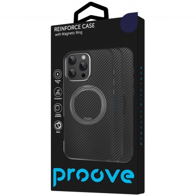 Чохол Proove Reinforce Case with Magnetic Ring iPhone 15 Pro Max blue (PCREIP15PM12)