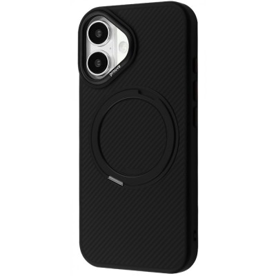 Чохол Proove Reinforce Case with Magnetic Ring iPhone 16 black (PCREIP160002)