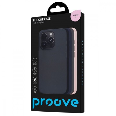 Чохол Proove Silicone Case with Magnetic Ring iPhone 15 black (PCSMIP150002)