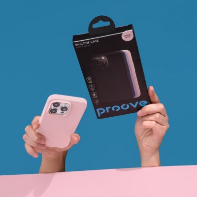 Чохол Proove Silicone Case with Magnetic Ring iPhone 15 Pro black (PCSMIP15P002)