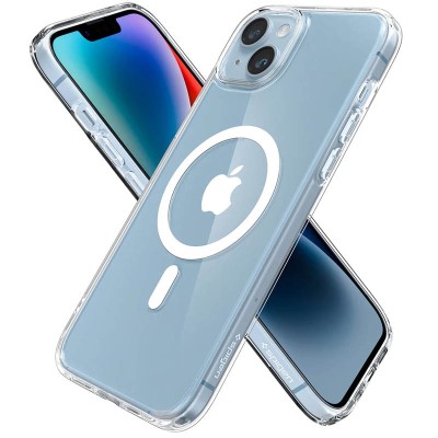 Чохол SGP Ultra Hybrid (MagFit) для Apple iPhone 14 (6.1") Прозорий