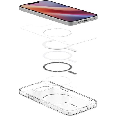 Чохол SGP Ultra Hybrid (MagFit) для Apple iPhone 16e (6.1") Прозорий