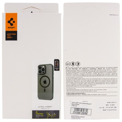 Чохол SGP Ultra Hybrid Mag для Apple iPhone 15 (6.1") Чорний