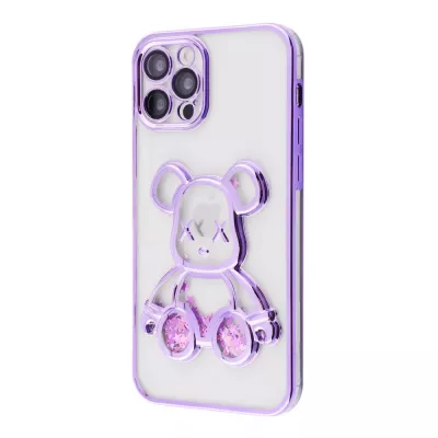 Чохол Shining Bear Case iPhone 12 dark purple