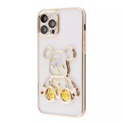 Чохол Shining Bear Case iPhone 12 Pro Max gold