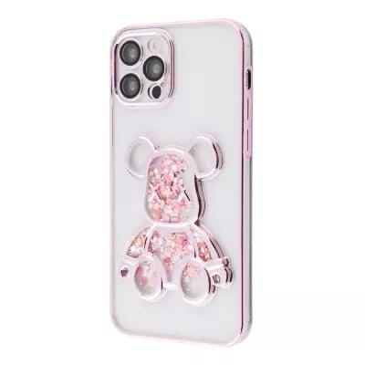 Чохол Shining Bear Case iPhone 12 Pro rose gold