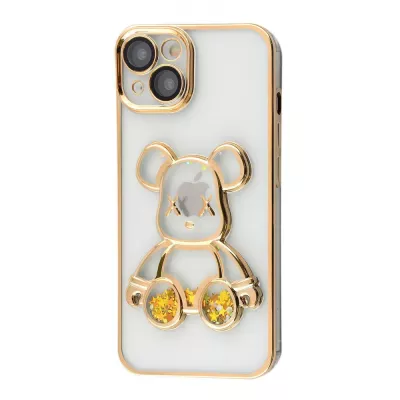 Чохол Shining Bear Case iPhone 13 gold