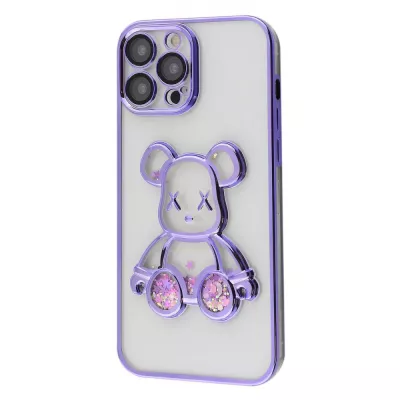 Чохол Shining Bear Case iPhone 13 Pro Max dark purple