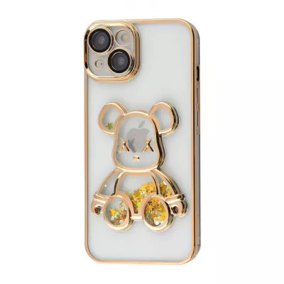 Чохол Shining Bear Case iPhone 14 gold