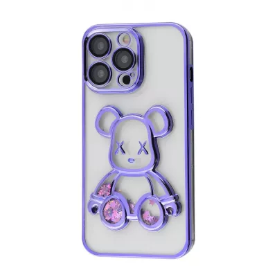 Чохол Shining Bear Case iPhone 14 Pro Max purple