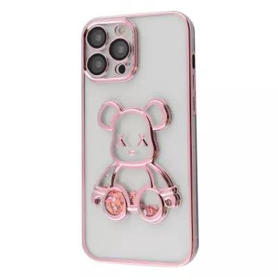 Чохол Shining Bear Case iPhone 14 Pro Max rose gold