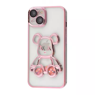 Чохол Shining Bear Case iPhone 14 rose gold