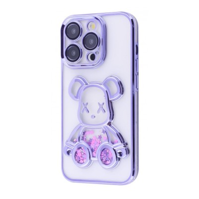 Чохол Shining Bear Case iPhone 15 Pro dark purple