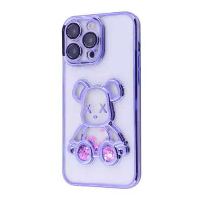 Чохол Shining Bear Case iPhone 15 Pro Max dark purple