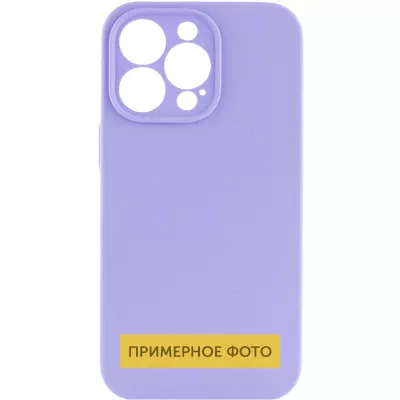 Чохол Silicone Case Full Camera Protective (AA) NO LOGO для Apple iPhone 16 (6.1") Бузковий / Dasheen