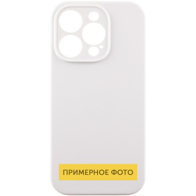Чохол Silicone Case Full Camera Protective (AA) NO LOGO для Apple iPhone 16 Plus (6.7") Білий / White