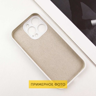 Чохол Silicone Case Full Camera Protective (AA) NO LOGO для Apple iPhone 16 Plus (6.7") Білий / White