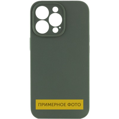 Чохол Silicone Case Full Camera Protective (AA) NO LOGO для Apple iPhone 16 Plus (6.7") Зелений / Cyprus Green