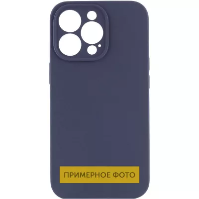 Чохол Silicone Case Full Camera Protective (AA) NO LOGO для Apple iPhone 16 Plus (6.7") Темно-синій / Midnight blue