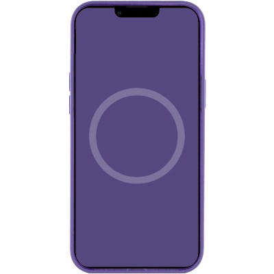 Чохол Silicone case (AAA) full with Magsafe and Animation для Apple iPhone 12 Pro Max (6.7") Фіолетовий / Amethyst