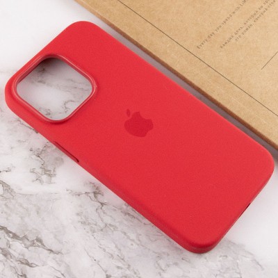 Чохол Silicone case (AAA) full with Magsafe and Animation для Apple iPhone 13 Pro (6.1") Червоний / Red