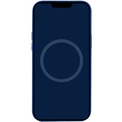 Чохол Silicone case (AAA) full with Magsafe and Animation для Apple iPhone 15 Plus (6.7") Синій / Storm Blue