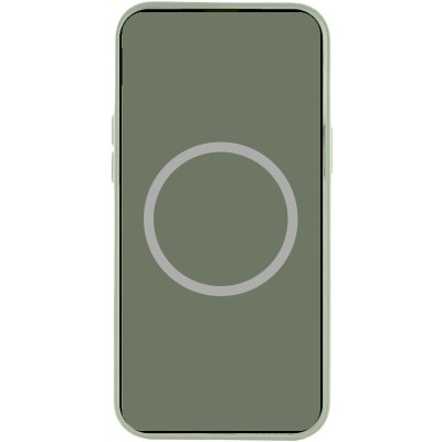 Чохол Silicone case (AAA) full with Magsafe and Animation для Apple iPhone 15 Pro (6.1") Зелений / Cypress