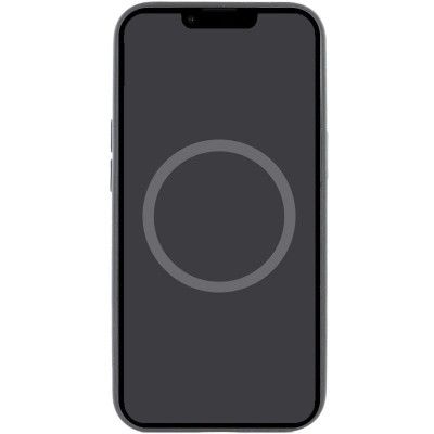 Чохол Silicone case (AAA) full with Magsafe and Animation для Apple iPhone 15 Pro Max (6.7") Чорний / Black