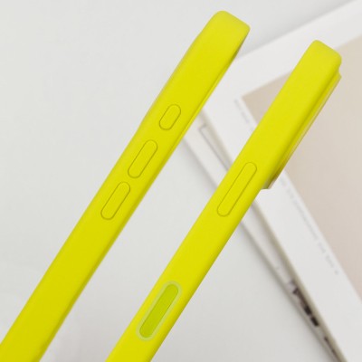Чохол Silicone case (AAA) with Magsafe and Animation (button) для Apple iPhone 16 (6.1") Star Fruit