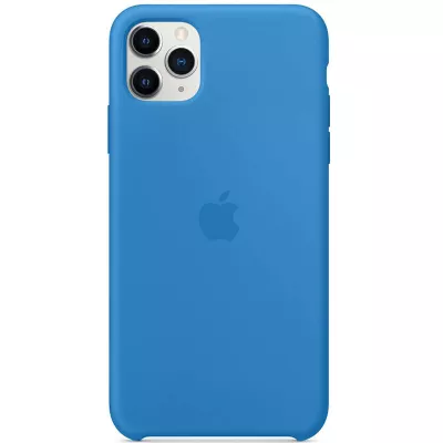 Чохол Silicone case (AAA) для Apple iPhone 11 Pro (5.8") Синій / Surf Blue