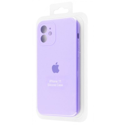 Чохол Silicone Case Camera Protection iPhone 11 light purple