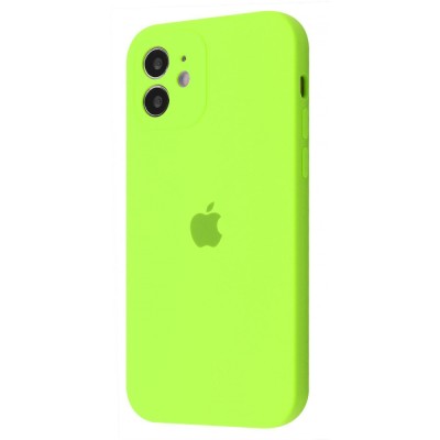 Чохол Silicone Case Camera Protection iPhone 11 lime green