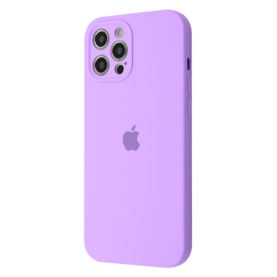 Чохол Silicone Case Camera Protection iPhone 12 Pro Max lilac