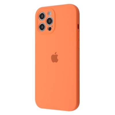 Чохол Silicone Case Camera Protection iPhone 12 Pro Max orange