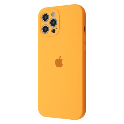 Чохол Silicone Case Camera Protection iPhone 12 Pro Max yellow