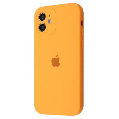 Чохол Silicone Case Camera Protection iPhone 12 yellow