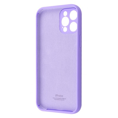 Чохол Silicone Case Camera Protection iPhone 13 Pro Max purple