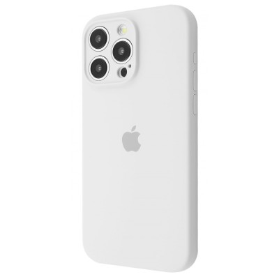 Чохол Silicone Case Camera Protection iPhone 13 Pro Max white
