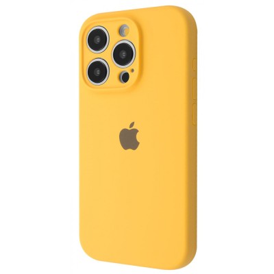 Чохол Silicone Case Camera Protection iPhone 13 Pro yellow