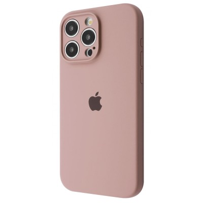 Чохол Silicone Case Camera Protection iPhone 14 Pro Max pink sand