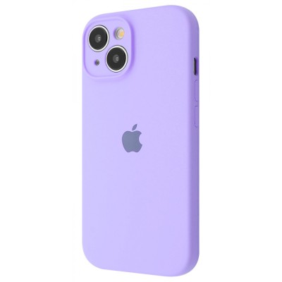 Чохол Silicone Case Camera Protection iPhone 15 light purple
