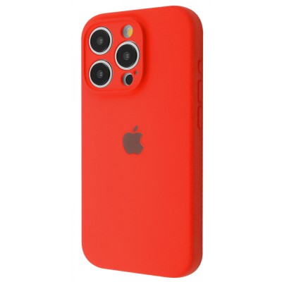 Чохол Silicone Case Camera Protection iPhone 15 Pro red