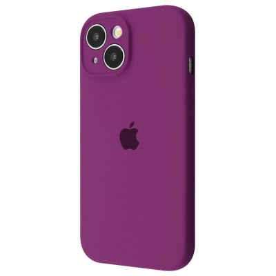 Чохол Silicone Case Camera Protection iPhone 15 purple
