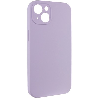 Чохол Silicone Case Full Camera Protective (AA) NO LOGO для Apple iPhone 15 (6.1") Бузковий / Lilac