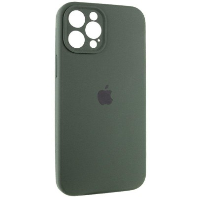 Чохол Silicone Case Full Camera Protective (AA) для Apple iPhone 12 Pro (6.1") Зелений / Cyprus Green Чохол Silicone Case Full Camera Protective (AA) для Apple iPhone 12 Pro (6.1") Зелений / Cyprus Green