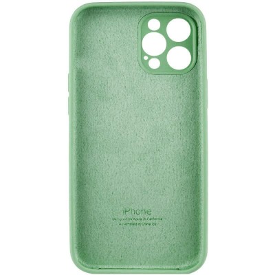 Чохол Silicone Case Full Camera Protective (AA) для Apple iPhone 12 Pro (6.1") Зелений / Pistachio