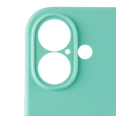 Чохол Silicone Case Full Camera Protective (AA) для Apple iPhone 16 (6.1") Бірюзовий / Marine Green Чохол Silicone Case Full Camera Protective (AA) для Apple iPhone 16 (6.1") Бірюзовий / Marine Green