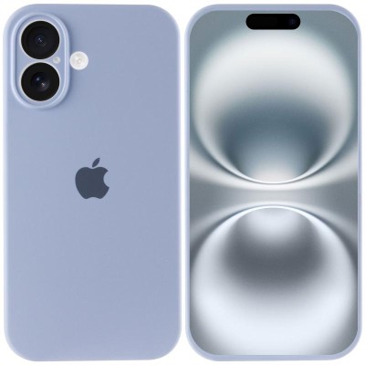 Чохол Silicone Case Full Camera Protective (AA) для Apple iPhone 16 (6.1") Блакитний / Lilac Blue Чохол Silicone Case Full Camera Protective (AA) для Apple iPhone 16 (6.1") Блакитний / Lilac Blue