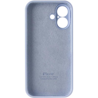 Чохол Silicone Case Full Camera Protective (AA) для Apple iPhone 16 (6.1") Блакитний / Lilac Blue Чохол Silicone Case Full Camera Protective (AA) для Apple iPhone 16 (6.1") Блакитний / Lilac Blue