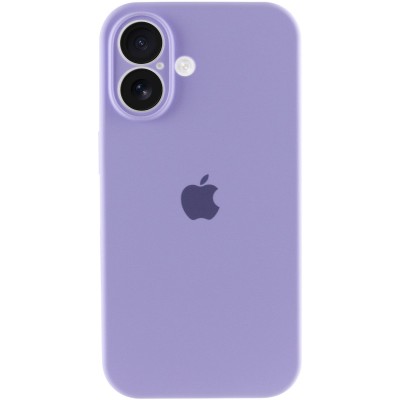 Чохол Silicone Case Full Camera Protective (AA) для Apple iPhone 16 (6.1") Бузковий / Dasheen